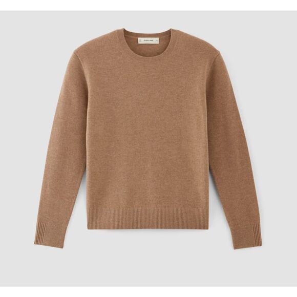 Everlane Women's Camel Crew Neck Sweater - Picture 4 of 9